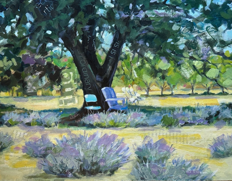 The Lavender Chair by artist Sue Sakahara